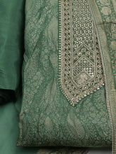 Woven Design Chanderi Unstitched Suit With Dupatta